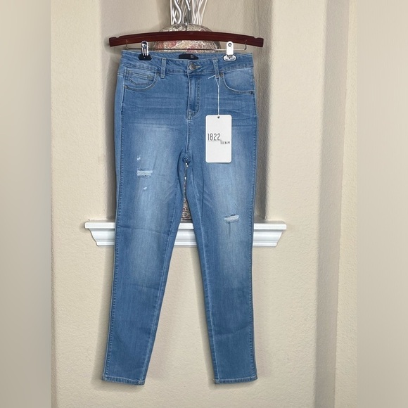 1822 Denim Vintage Denim High Rise Ankle Skinny Size 10/30 - Picture 1 of 6